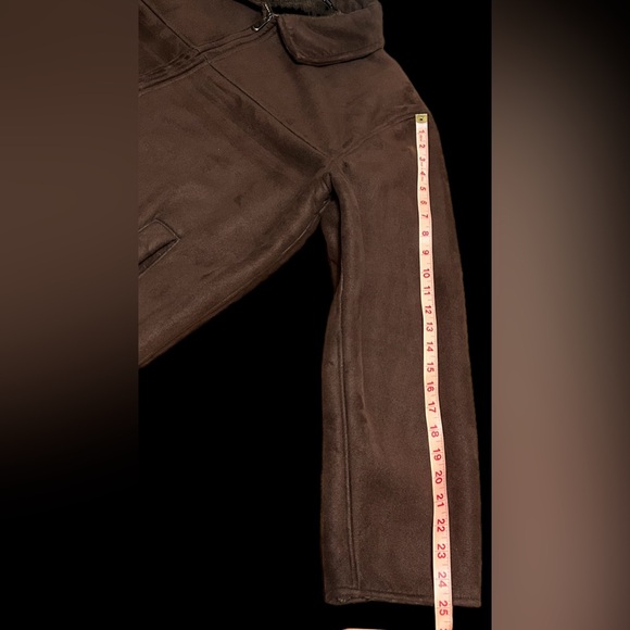 Vintage Joseph Barry By Adler brown Suede Jacket Sz L Unisex Pristine Condition - Picture 4 of 9